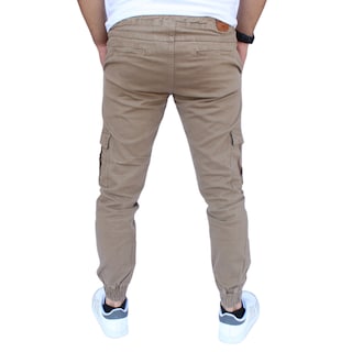 Foto 3 | Foto 3 | Pantalón Jogger Cargo Caqui John Silver