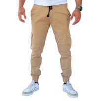 Pantalón Jogger Cargo Caqui Claro John Silver