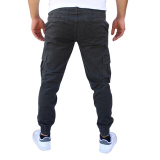 Foto 3 | Foto 3 | Pantalón Jogger Cargo Gris Obscuro John Silver