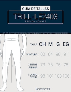 Foto 5 | Foto 5 | Pantalon Cargo Bolsas Laterales Caballero Negro Roosevelt C352