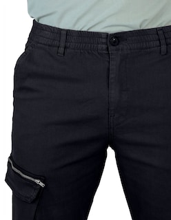Foto 3 | Foto 3 | Pantalon Cargo Bolsas Laterales Caballero Negro Roosevelt C352