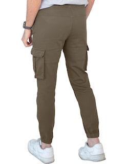 Foto 4 | Foto 4 | Pantalon Hombre Cintura Y Tobillo Ajustable Premium Café Roosevelt C362
