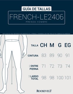 Foto 6 | Foto 6 | Pantalon Hombre Cintura Y Tobillo Ajustable Premium Beige Medio Roosevelt C362