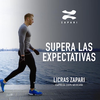 Foto 5 | Foto 5 | Licra Deportiva ZAPARI Larga Interior Mallas Deportivas Leggins de Compresión y Secado color Azul para Hombre