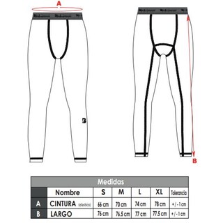 Foto 2 | Foto 2 | Legging Black Secret Licra Runing Poliéster Dry-Fit Gris para Hombre