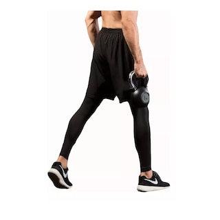 Foto 4 | Foto 4 | Short Deportivo Compresión Con Licra 2 En 1 L/xl Eo Safe Imports Esi-15199 Negro