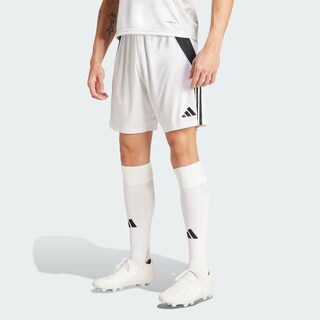 Foto 4 | Foto 4 | Shorts Tiro 24 Adidas Blanco Hombre