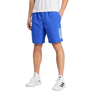 Foto 2 | Foto 2 | Shorts De Tenis Club 3 Franjas Adidas Azul Hombre