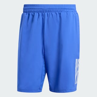 Foto 3 | Foto 3 | Shorts De Tenis Club 3 Franjas Adidas Azul Hombre