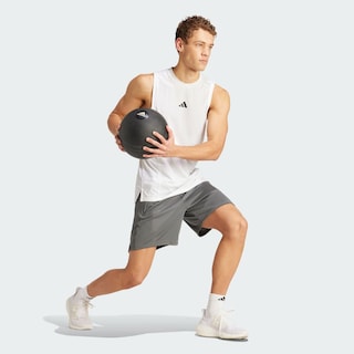 Foto 6 | Foto 6 | Shorts De Entrenamiento Train Essentials All Set Adidas Gris Hombre