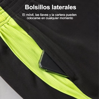 Foto 3 | Foto 3 | Shorts Deportivo Hombre Ejercicio Gym Elástico Cómodo 3pzs Talla Xl Eo Safe Imports Esi-15944 Multicolor