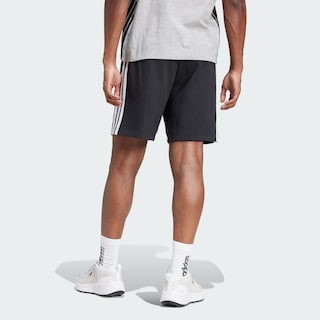 Foto 4 | Foto 4 | Shorts Essential 3 Franjas Tela French Terry Adidas Negro Hombre