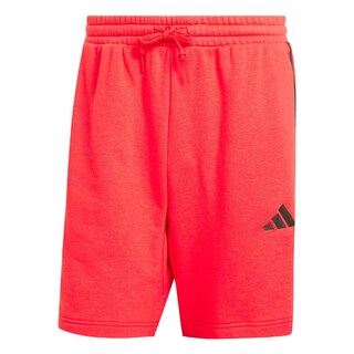 Foto 1 | Foto 1 | Shorts Essential 3 Franjas Felpa Francesa Adidas Rojo Hombre