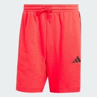 Foto 3 | Foto 3 | Shorts Essential 3 Franjas Felpa Francesa Adidas Rojo Hombre