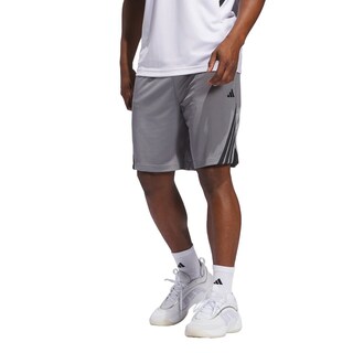 Foto 2 | Foto 2 | Short Adidas 3-stripes Gris