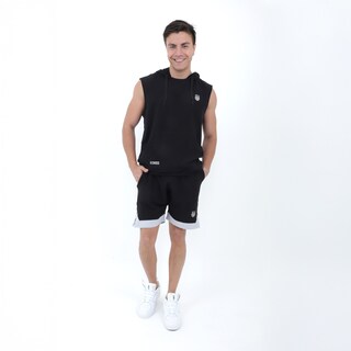 Foto 1 | Foto 1 | Conjunto Short Y Chaleco Deportivo K-swiss Crew Negro Para Hombre