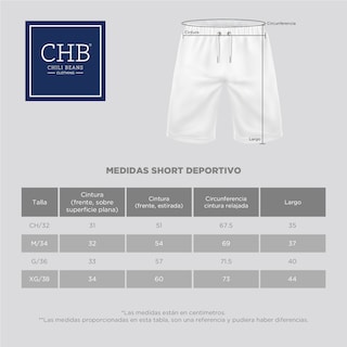 Foto 7 | Foto 7 | Paquete De 5 Shorts Deportivos Para Hombre Chb Chili Beans Clothing Co.
