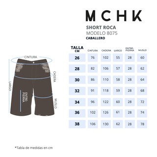 Foto 5 | Foto 5 | Short De Mezclilla Mchk. Caballero, Color Roca. Modelo 8075
