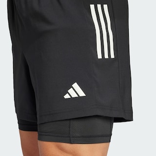 Foto 6 | Foto 6 | Shorts Own The Run Climacool 2 En 1 Adidas Negro Hombre