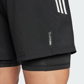 Foto 7 | Foto 7 | Shorts Own The Run Climacool 2 En 1 Adidas Negro Hombre