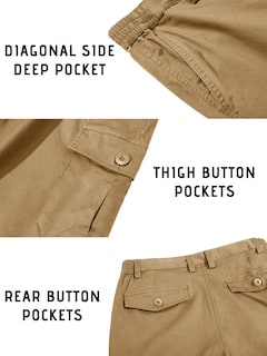 Foto 6 | Foto 6 | Pantalones Cortos De Senderismo Tacvasen, Cintura Elástica, Cargo, Trabajo, Para Hombre - Venta Internacional.