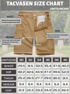Foto 7 | Foto 7 | Pantalones Cortos De Senderismo Tacvasen Comfortable Cargo Work Golf Para Hombre - Venta Internacional.