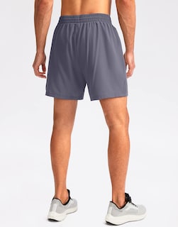 Foto 3 | Foto 3 | Pantalones Cortos Para Correr Pudolla Para Hombre, Entrenamiento, Atlético, Color Gris, Talla Xs - Venta Internacional.