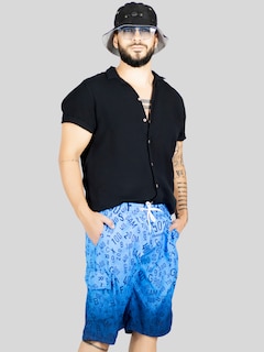 Foto 5 | Foto 7 | Short Playa Y Alberca Hombre Estampado Sh-063 D9 Traje Baño Con Forro