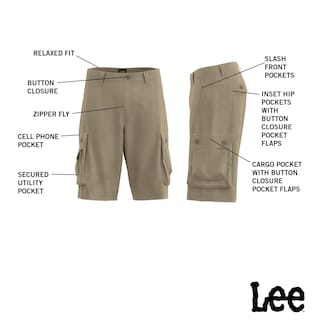 Foto 3 | Foto 3 | Pantalones Cortos Cargo Lee Dungarees New Belted Wyoming Para Hombre - Venta Internacional.