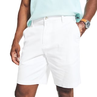 Foto 4 | Foto 4 | Pantalones Cortos Nautica Classic Fit, Parte Delantera Plana, Elástico, Chino Blanco - Venta Internacional.