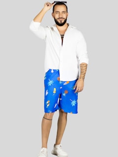 Foto 2 | Foto 2 | Short Hombre Traje De Baño O Casual Sh-059 D4 Cintura Ajustable Y Bolsas