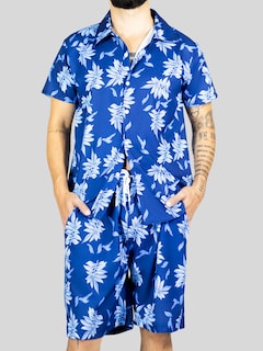 Foto 6 | Foto 6 | Conjunto Hombre Verano Camisa Y Short A Juego Conj-076 Diseño 4 Alberca Playa Y Calor