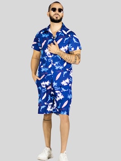 Foto 5 | Foto 5 | Conjunto Hombre Verano Camisa Y Short A Juego Conj-076 Diseño 7 Alberca Playa Y Calor