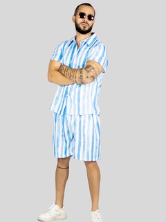Foto 2 | Foto 2 | Conjunto Hombre Verano Camisa Y Short A Juego Conj-076 Diseño 3 Alberca Playa Y Calor