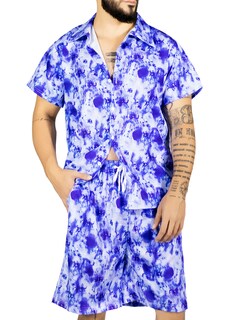 Foto 1 | Foto 1 | Conjunto Hombre Verano Camisa Y Short A Juego Conj-076 Diseño 13 Alberca Playa Y Calor