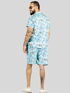 Foto 3 | Foto 3 | Conjunto Hombre Verano Camisa Y Short A Juego Conj-076 Diseño 10 Alberca Playa Y Calor