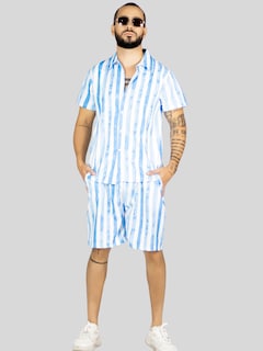 Foto 5 | Foto 5 | Conjunto Hombre Verano Camisa Y Short A Juego Conj-076 Diseño 3 Alberca Playa Y Calor