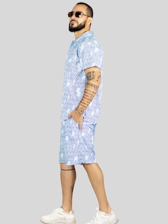 Foto 4 | Foto 4 | Conjunto Hombre Verano Camisa Y Short A Juego Conj-076 Diseño 6 Alberca Playa Y Calor