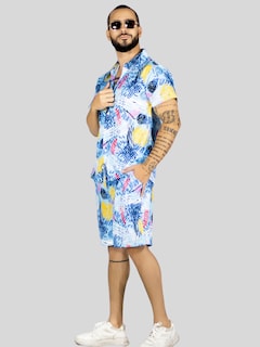 Foto 4 | Foto 4 | Conjunto Hombre Verano Camisa Y Short A Juego Conj-076 Diseño 12 Alberca Playa Y Calor