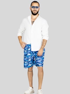 Foto 2 | Foto 2 | Short Hombre Traje De Baño O Casual Sh-059 D7 Cintura Ajustable Y Bolsas