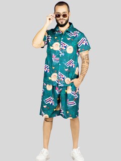 Foto 2 | Foto 2 | Conjunto Hombre Verano Camisa Y Short A Juego Conj-076 Diseño 5 Alberca Playa Y Calor