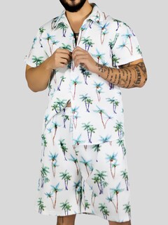 Foto 6 | Foto 6 | Conjunto Hombre Verano Camisa Y Short A Juego Conj-076 Diseño 2 Alberca Playa Y Calor