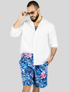 Foto 5 | Foto 6 | Short Hombre Traje De Baño O Casual Sh-059 D3 Cintura Ajustable Y Bolsas
