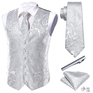 Foto 1 | Foto 1 | Conjunto De Chaleco, Chaleco Y Corbata, Vestido De Novia Barry.wang Flower - Venta Internacional.