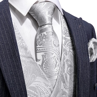 Foto 3 | Foto 3 | Conjunto De Chaleco, Chaleco Y Corbata, Vestido De Novia Barry.wang Flower - Venta Internacional.
