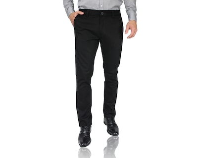 Foto 1 | Foto 1 | Pantalón de Vestir Negro Rams Cottons Cartagena Negro Slim Fit Strech para Hombre