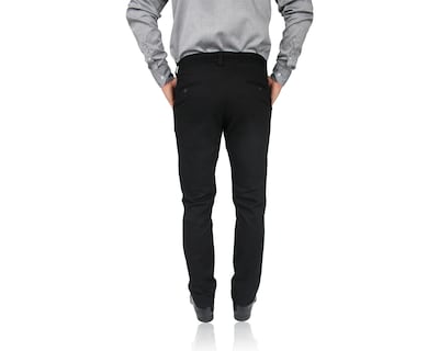 Foto 3 | Foto 3 | Pantalón de Vestir Negro Rams Cottons Cartagena Negro Slim Fit Strech para Hombre
