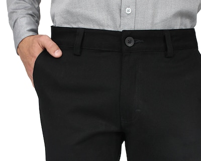 Foto 4 | Foto 4 | Pantalón de Vestir Negro Rams Cottons Cartagena Negro Slim Fit Strech para Hombre