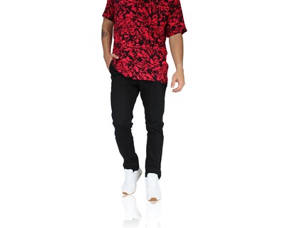 Foto 5 | Foto 5 | Pantalón de Vestir Negro Rams Cottons Cartagena Negro Slim Fit Strech para Hombre