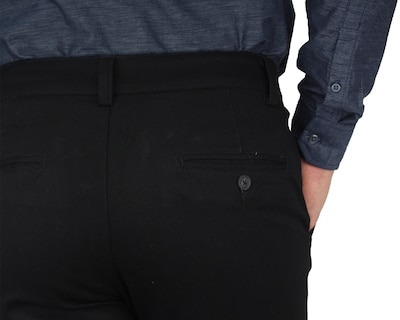 Foto 4 | Foto 4 | Pantalón De Vestir Marca Rams Cottons Modelo Regularcut color Negro Corte Regular para Hombre